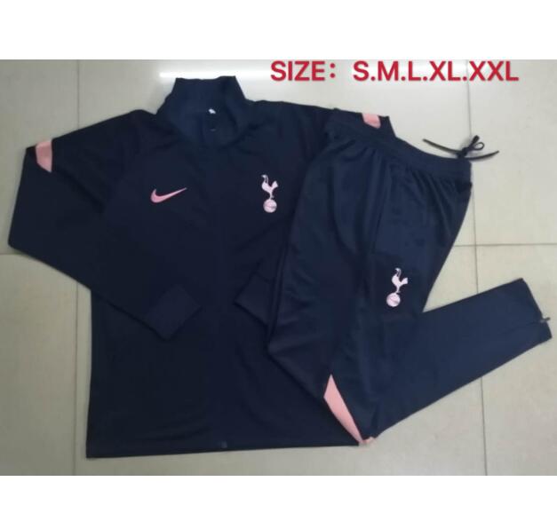 Tottenham Hotspur Dark Blue Jacket training Suits with Pants 2020/21